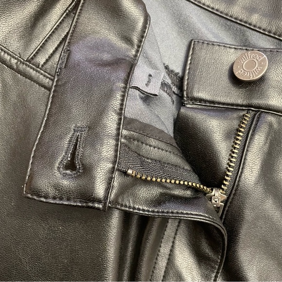 WILFRED FREE High Rise Skinny Vegan Leather Pants/Leggings Women's 8 - Picture 6 of 7